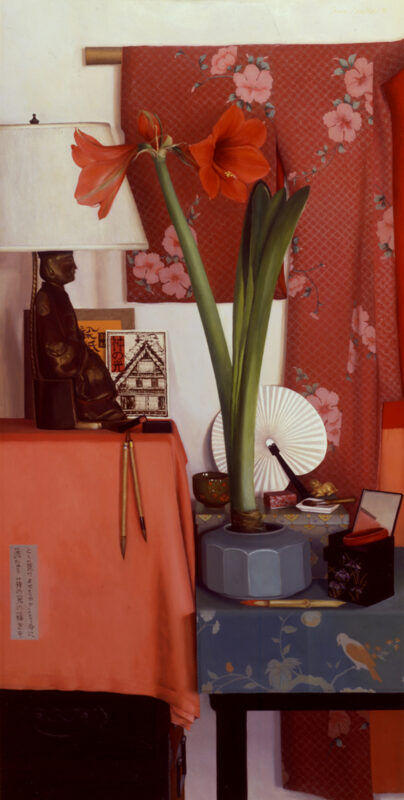 Amaryllis and Kimono
