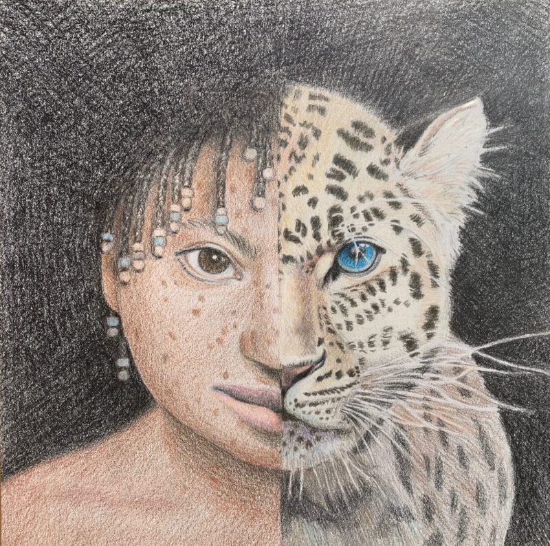 Arun Leopard Freckled Woman