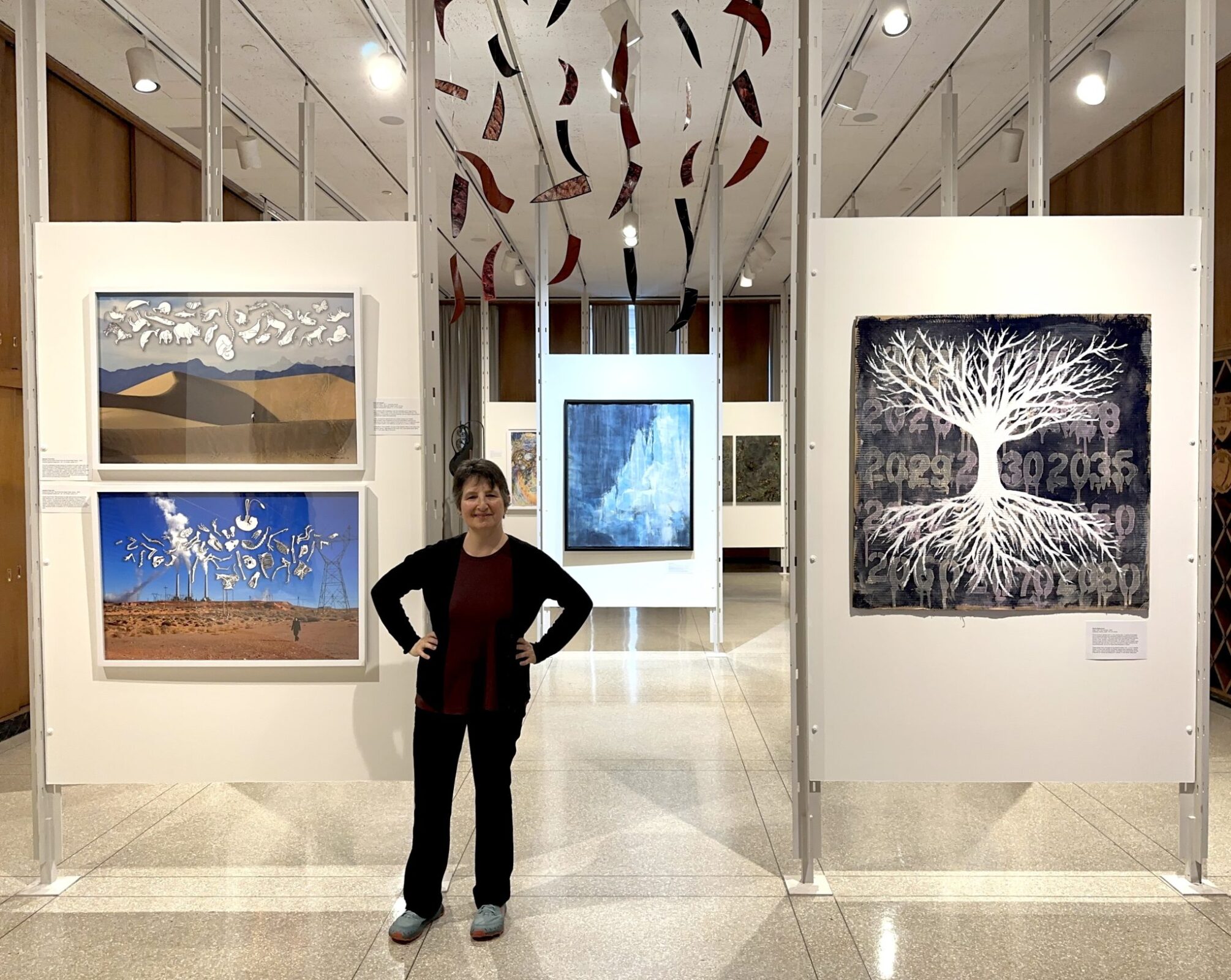 EARTH IN BALANCE CURATED BY FRAN BEALLOR AT INTERCHURCH CENTER , 62 CLAREMONT AVENUE NYC