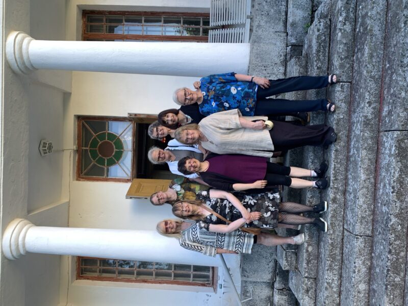 Nine of the 35 artists