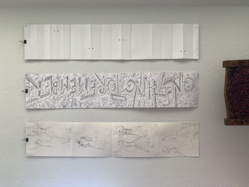 Three white works